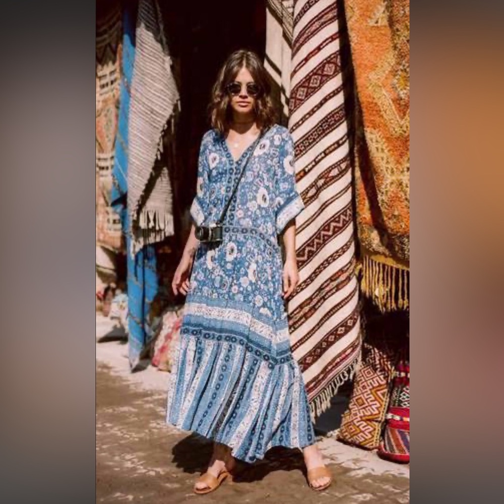 Zahara Floral Gown